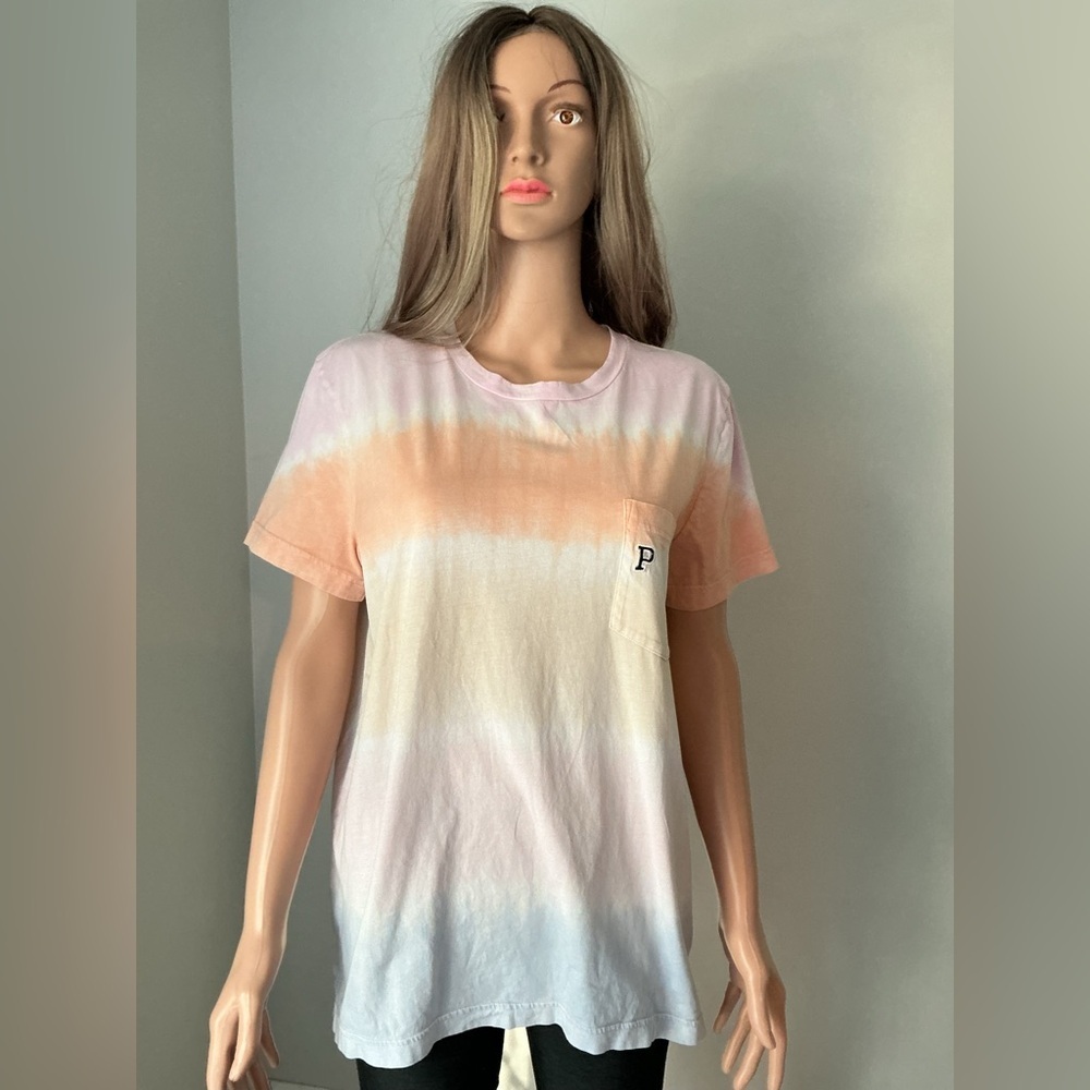 Victoria's Secret Pastel Gradient Short Sleeve Tee